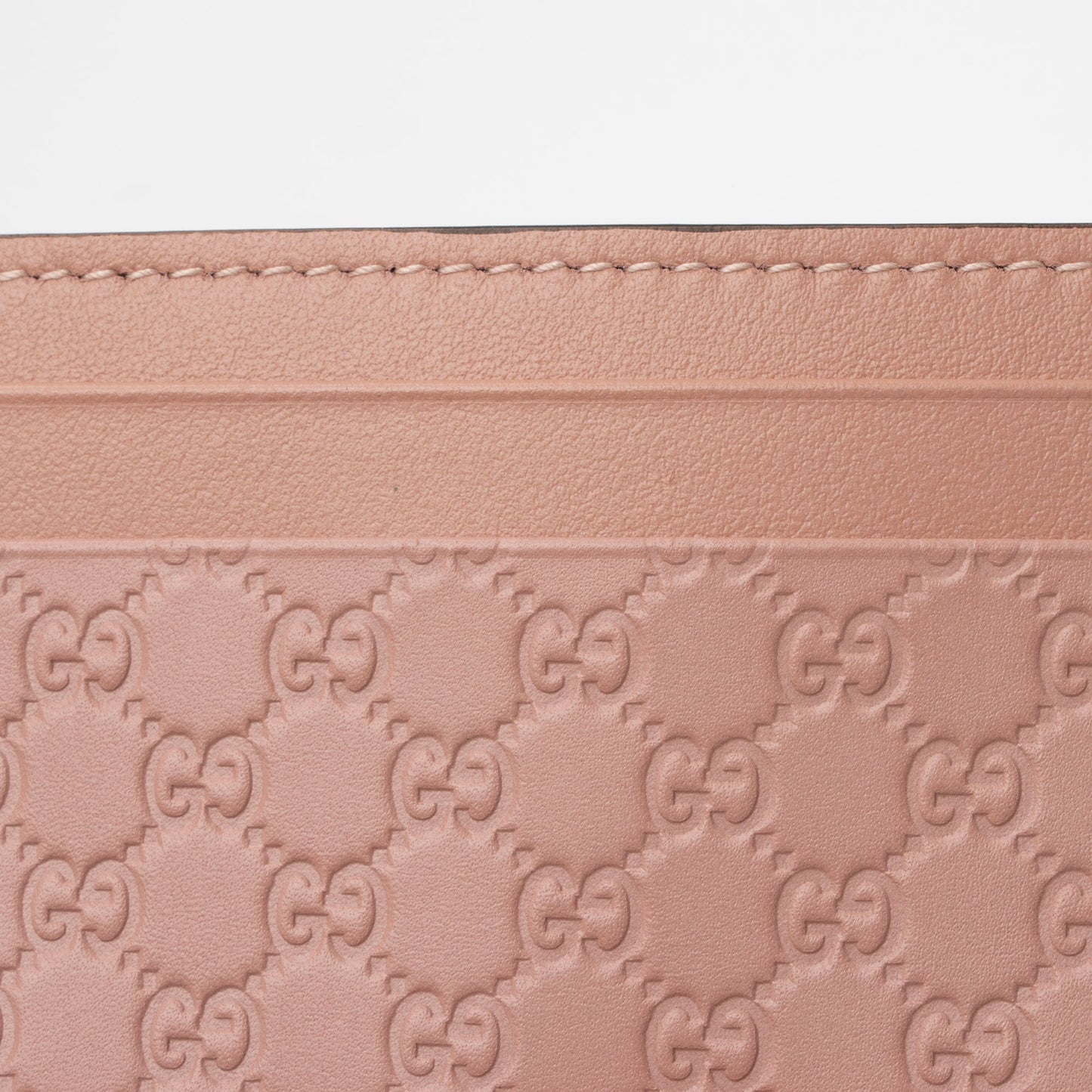 Gucci Microguccissima Leather Signature Card Case (SHF-TNzQu6)