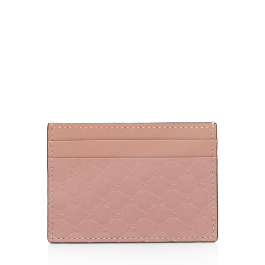 Gucci Microguccissima Leather Signature Card Case (SHF-TNzQu6)