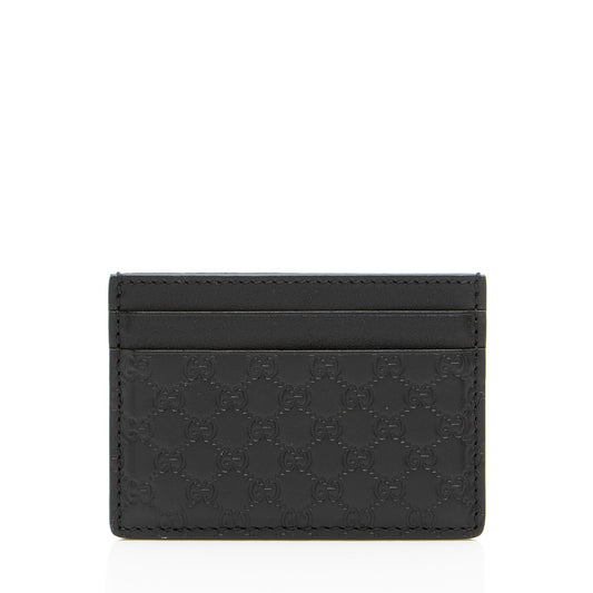 Gucci Microguccissima Leather Signature Card Case (SHF-ZzOzGb)