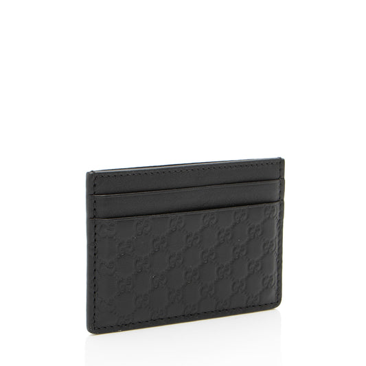 Gucci Microguccissima Leather Signature Card Case (SHF-ZzOzGb)