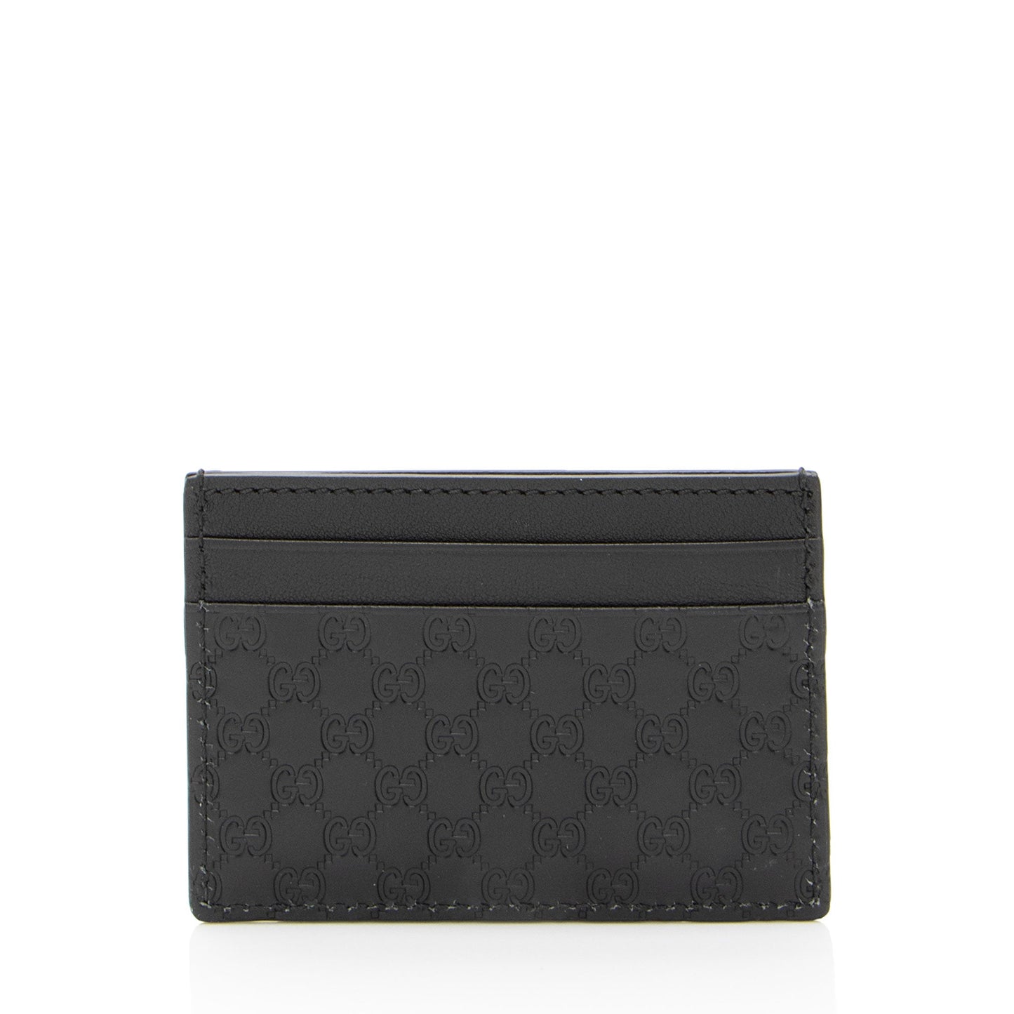 Gucci Microguccissima Leather Signature Card Case (SHF-j4oiFd)