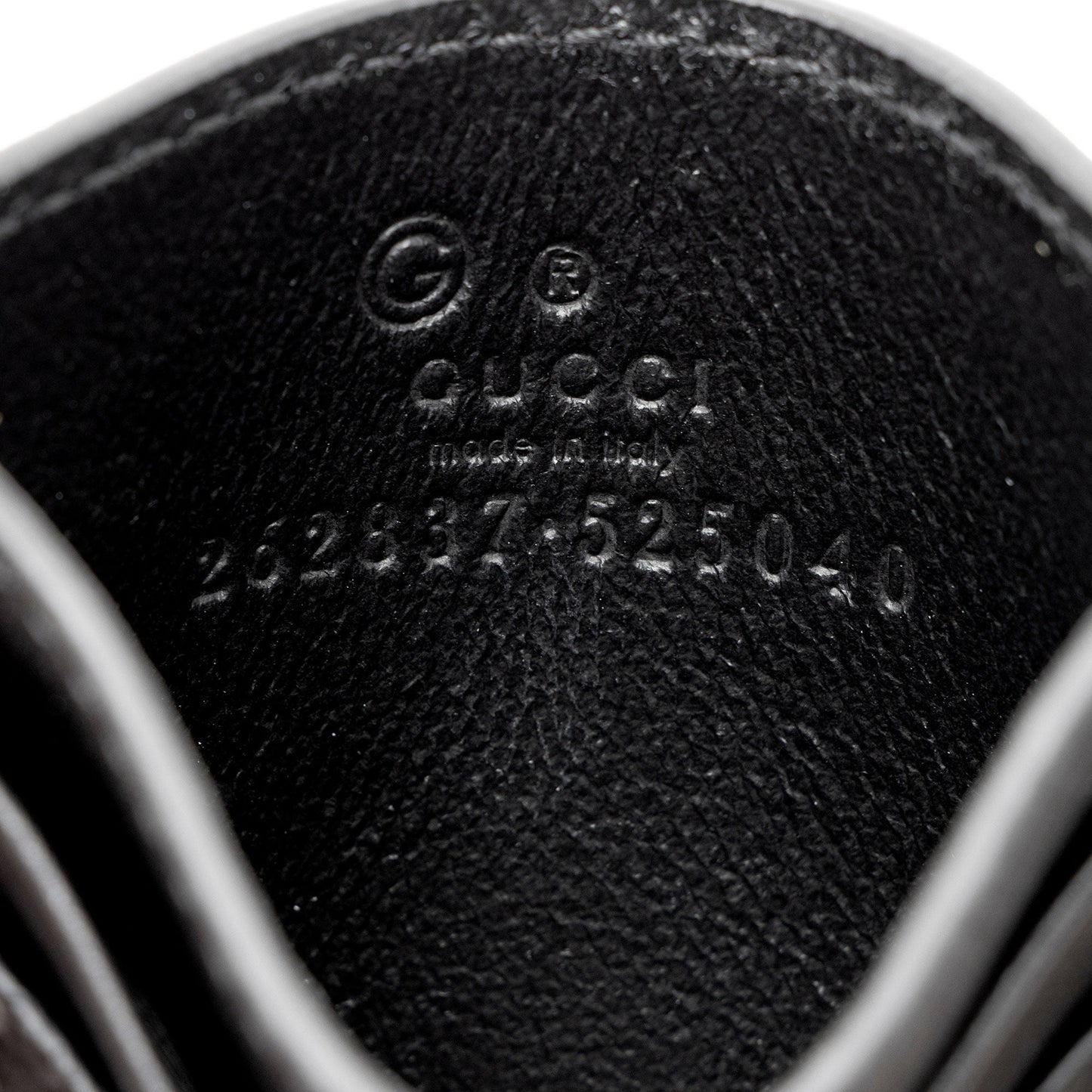 Gucci Microguccissima Leather Signature Card Case (SHF-RZgd8D)