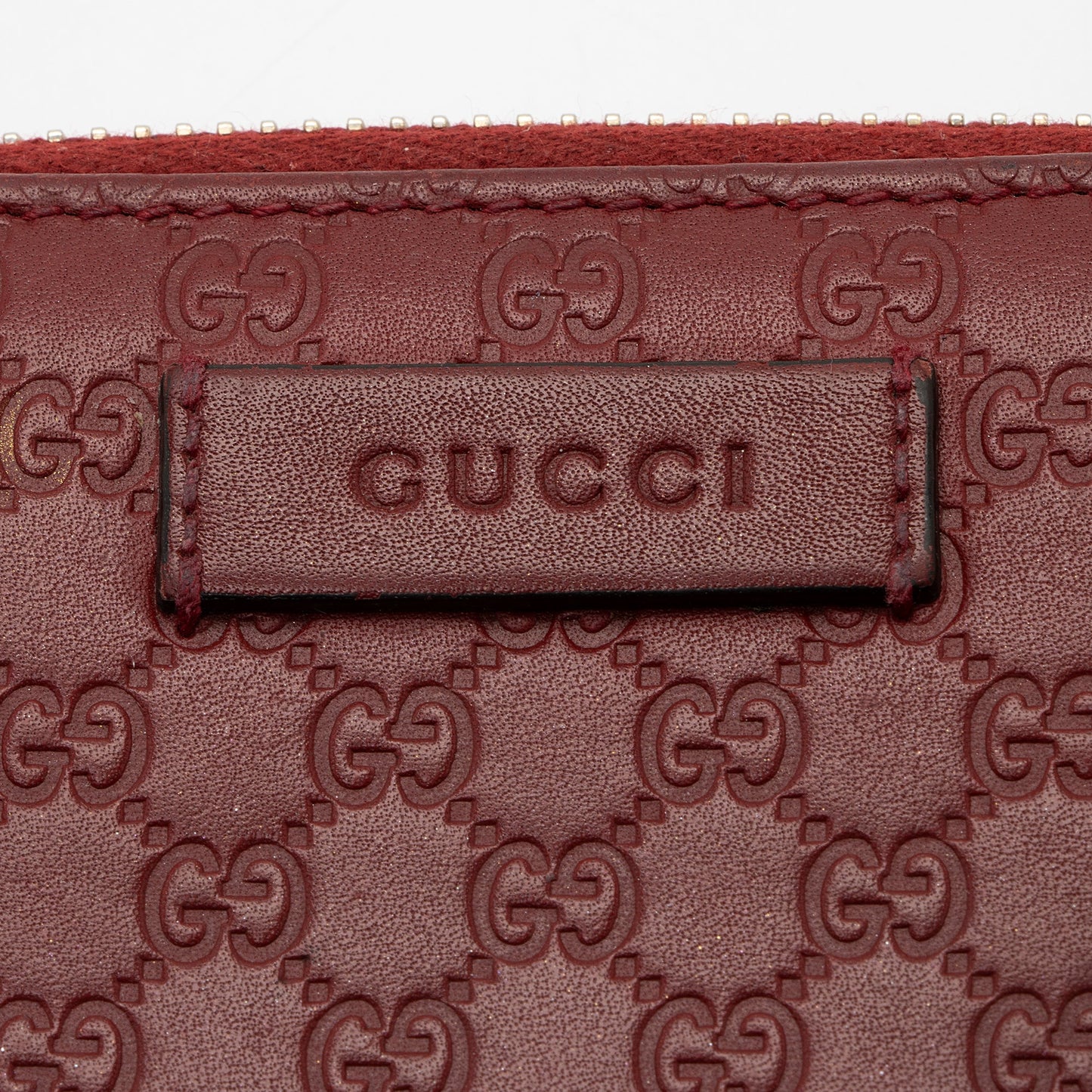 Gucci Microguccissima Leather Zip Around Card Case (SHF-U1fahf)