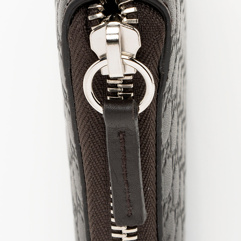 Gucci Microguccissima Leather Zip Around Large Organizer Wallet (SHF-20276)