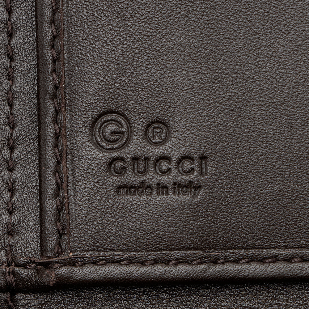 Gucci Microguccissima Leather Zip Around Large Organizer Wallet (SHF-20276)