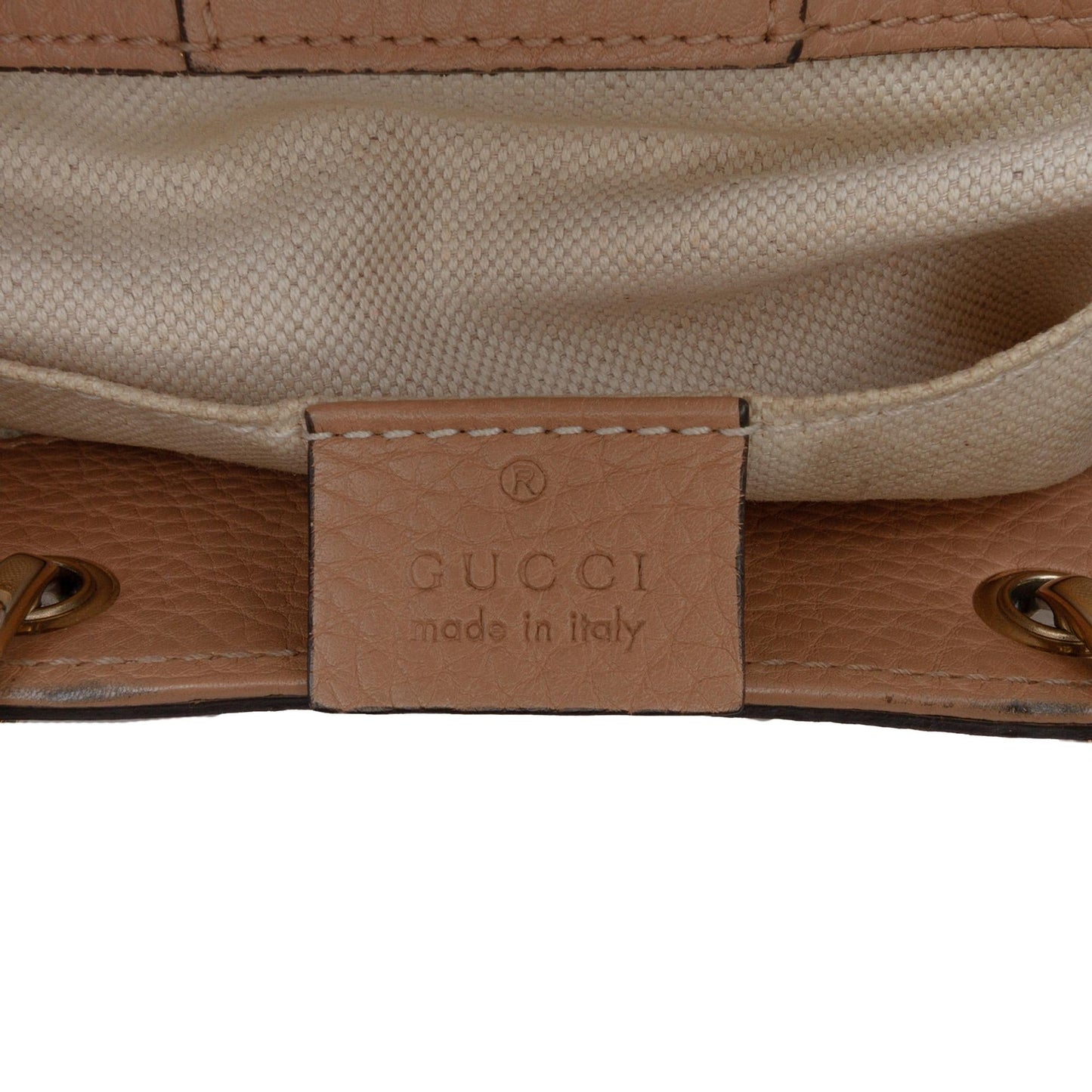 Gucci Mini Calfskin Bamboo Shopper Satchel