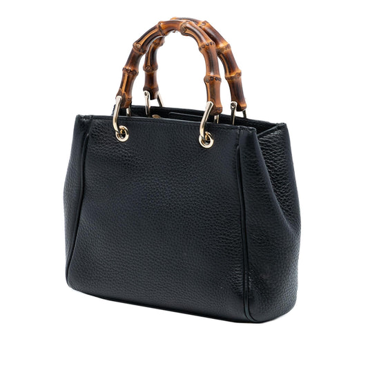 Gucci Mini Calfskin Bamboo Shopper Satchel