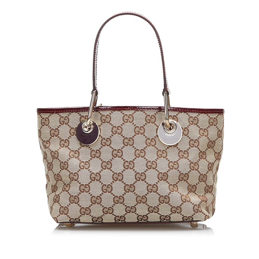Luxury Gucci Mini GG Canvas Eclipse Tote (SHG-b0nqz3)