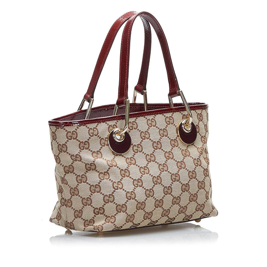 Luxury Gucci Mini GG Canvas Eclipse Tote (SHG-b0nqz3)