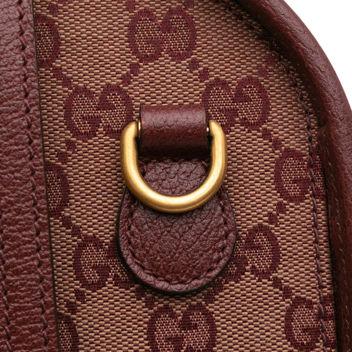 Gucci Mini GG Canvas Ophidia Web Duffle Bag