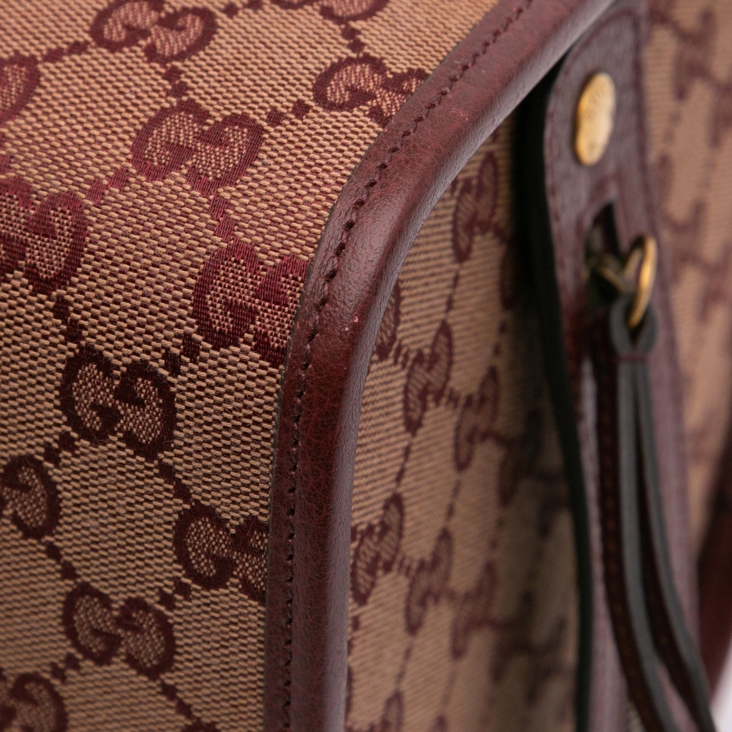 Gucci Mini GG Canvas Ophidia Web Duffle Bag