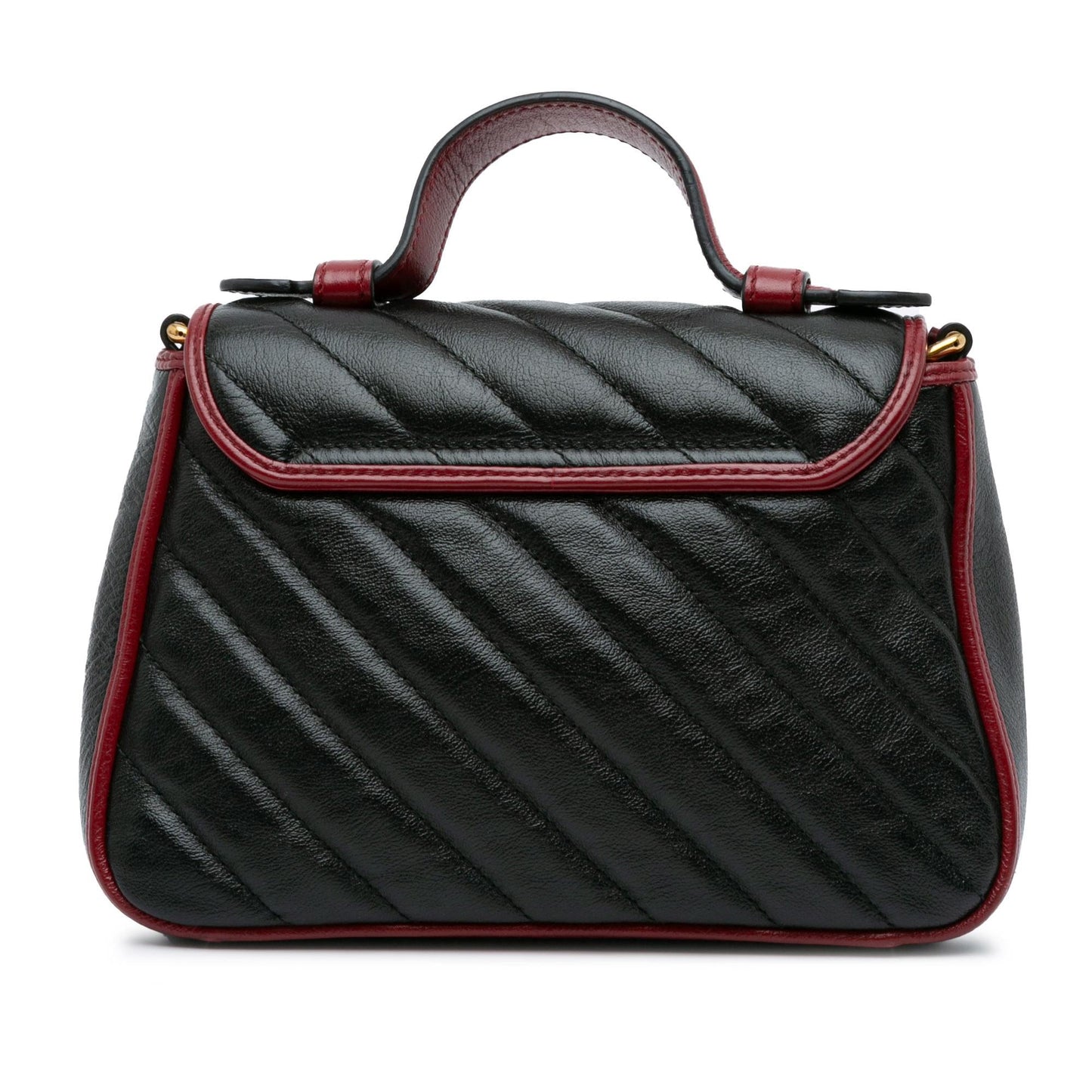Gucci Mini GG Marmont Torchon Top Handle Bag (SHG-IPOg22)