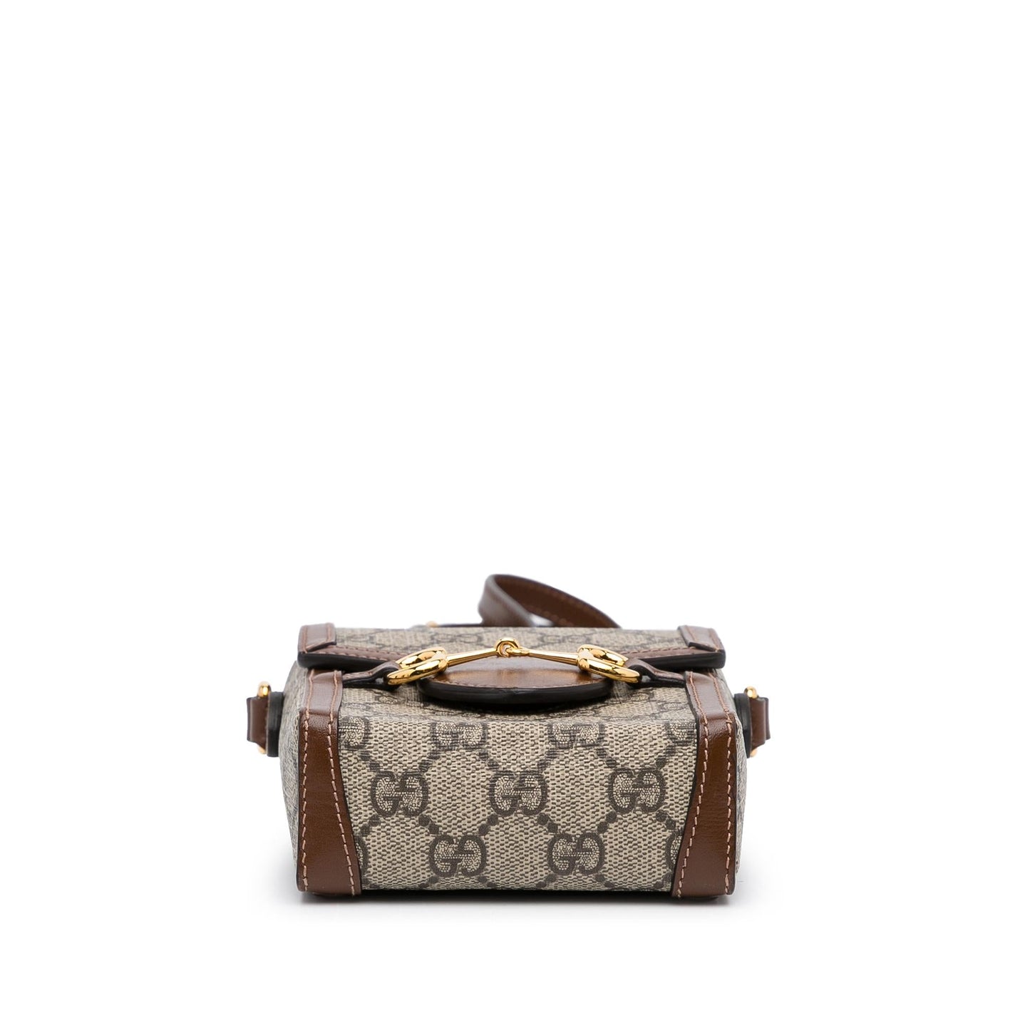 Gucci Mini GG Supreme Horsebit 1955 Crossbody Bag (SHG-fmvzee)
