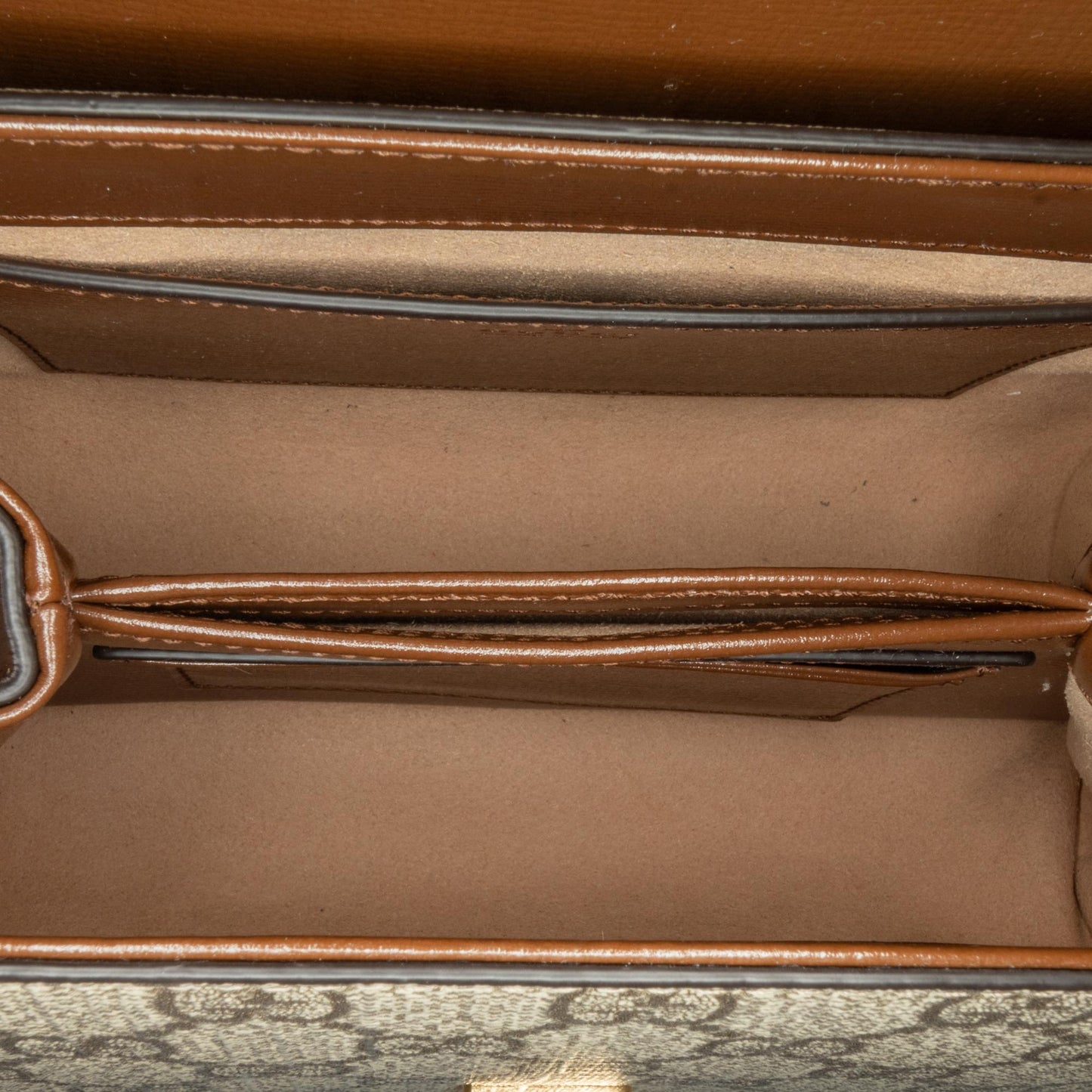 Gucci Mini GG Supreme Horsebit 1955 Satchel (SHG-SrwnA0)
