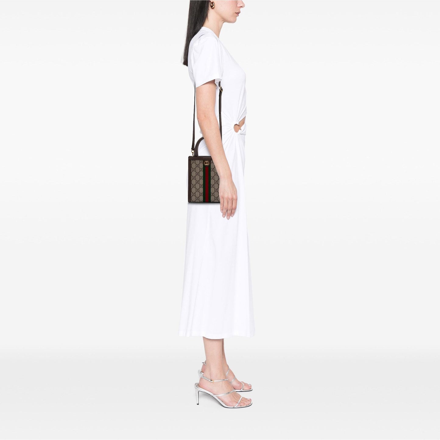 Gucci Mini GG Supreme Ophidia Web Satchel