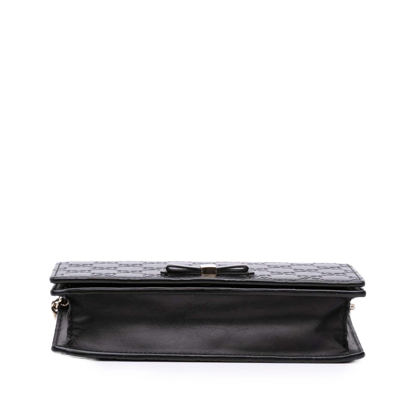 Gucci Mini Guccissima Bow Signature Wallet On Chain