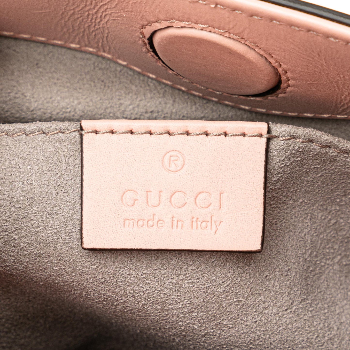 Gucci Mini Leather Bamboo Nymphaea (SHG-AshhUs)