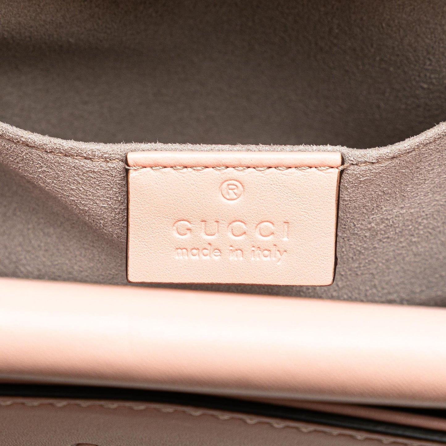 Gucci Mini Leather Bamboo Nymphaea