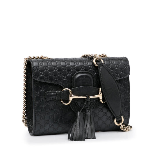 Gucci Mini Microguccissima Emily Crossbody Bag (SHG-JHzrWD)
