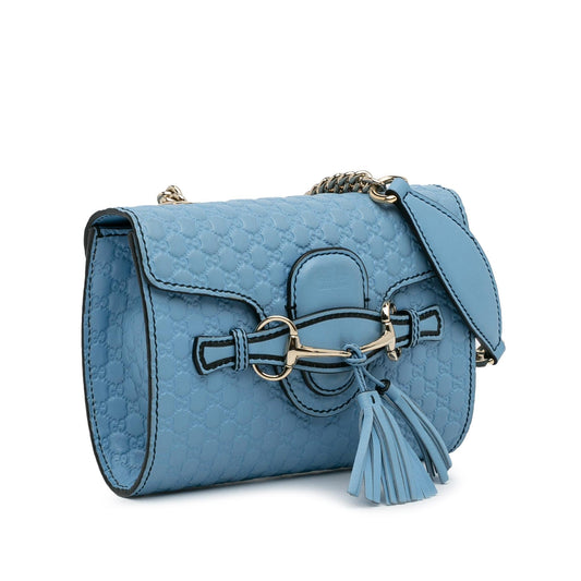 Gucci Mini Microguccissima Emily Crossbody Bag (SHG-d63GRv)
