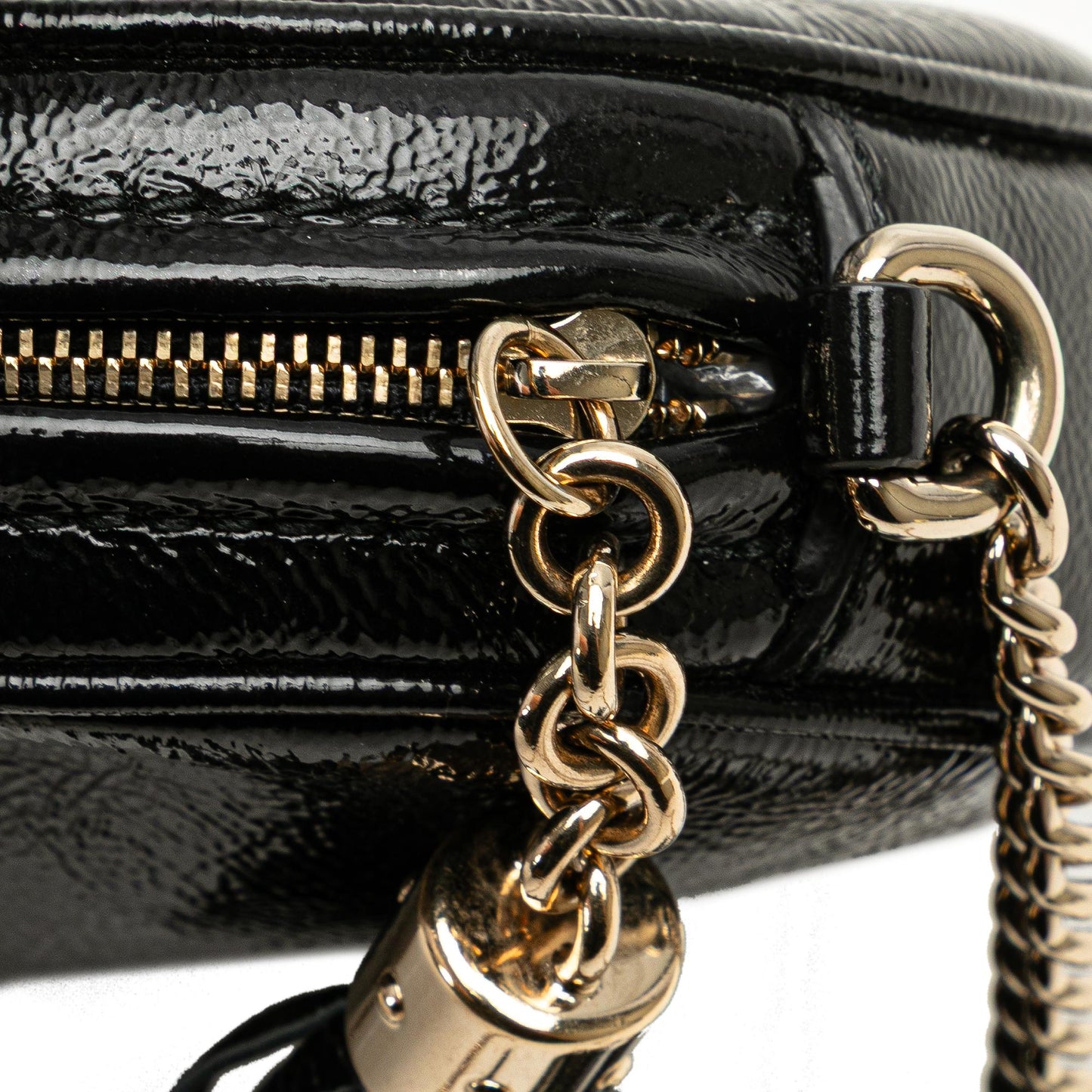 Gucci Mini Patent Soho Chain Bag