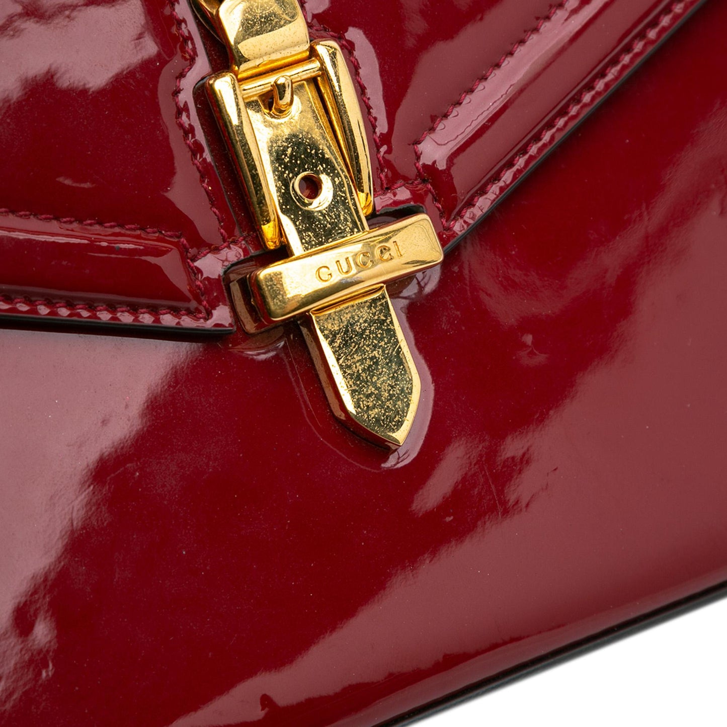 Gucci Mini Patent Sylvie 1969 Top Handle Bag