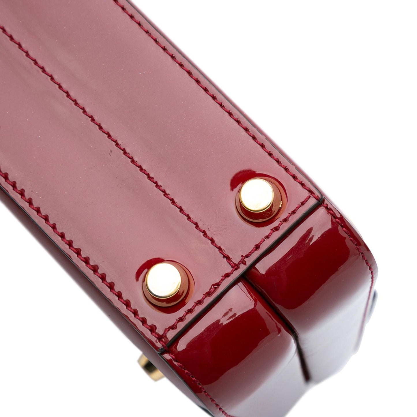 Gucci Mini Patent Sylvie 1969 Top Handle Bag