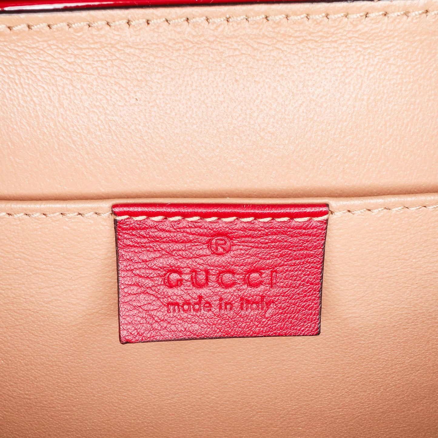 Gucci Mini Patent Sylvie 1969 Top Handle Bag
