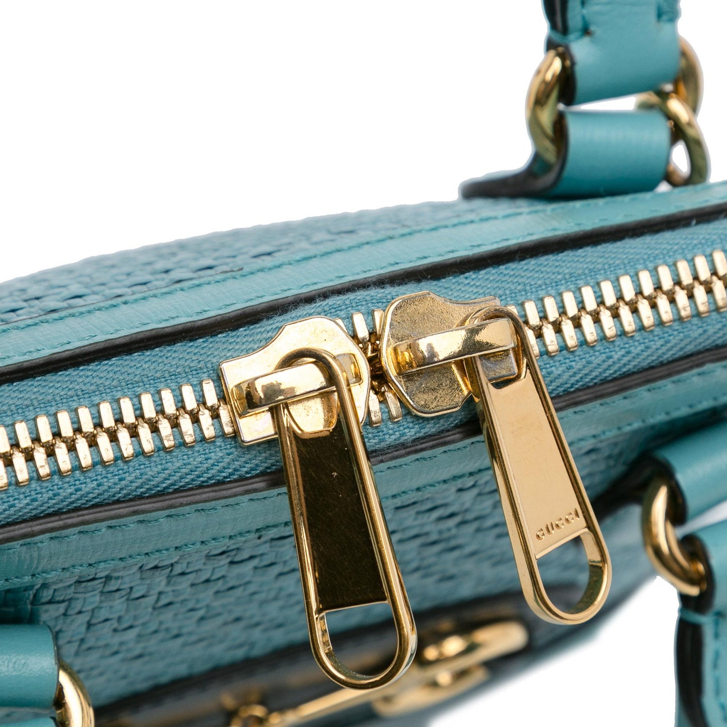 Gucci Mini Raffia Horsebit 1955 Top Handle Bag (SHG-TqNTHU)