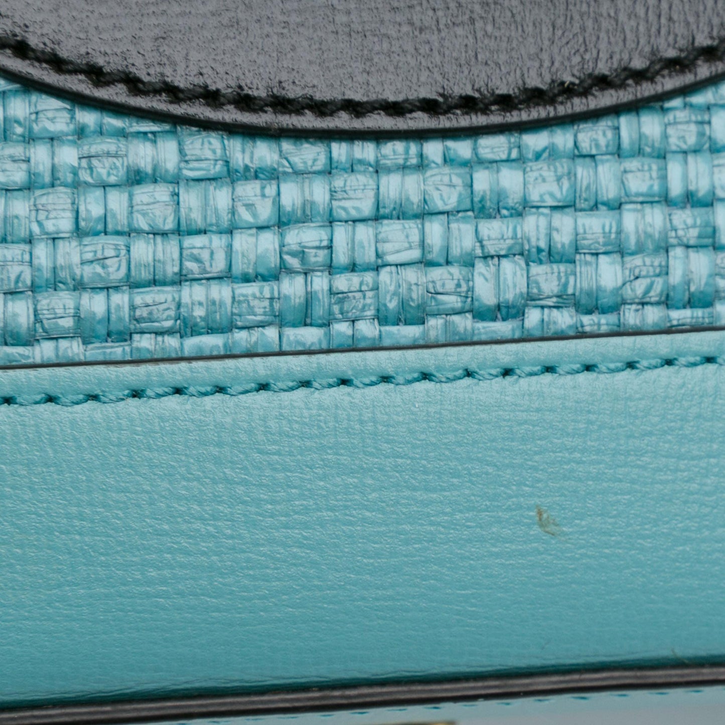 Gucci Mini Raffia Horsebit 1955 Top Handle Bag (SHG-TqNTHU)