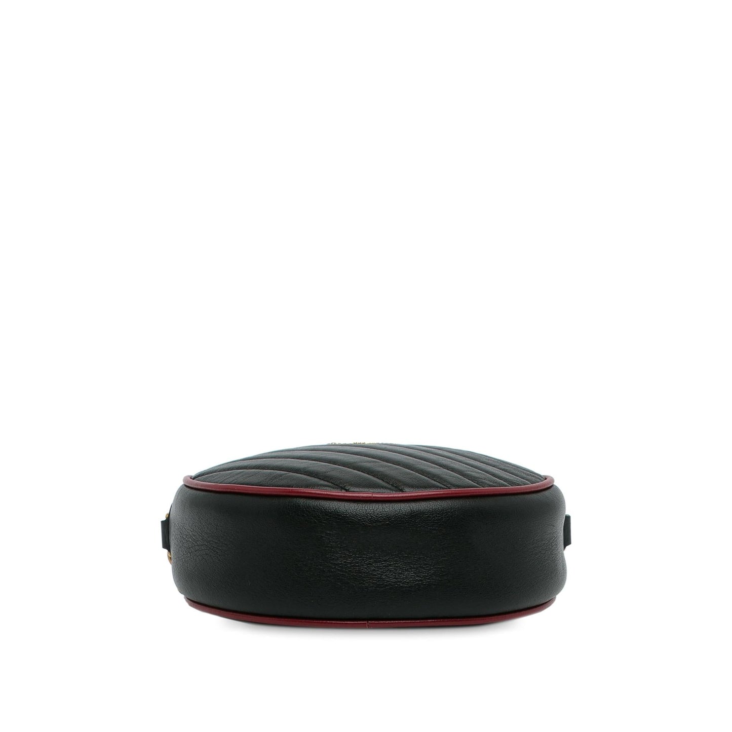 Gucci Mini Torchon GG Marmont Round Crossbody Bag (SHG-qSKdwn)