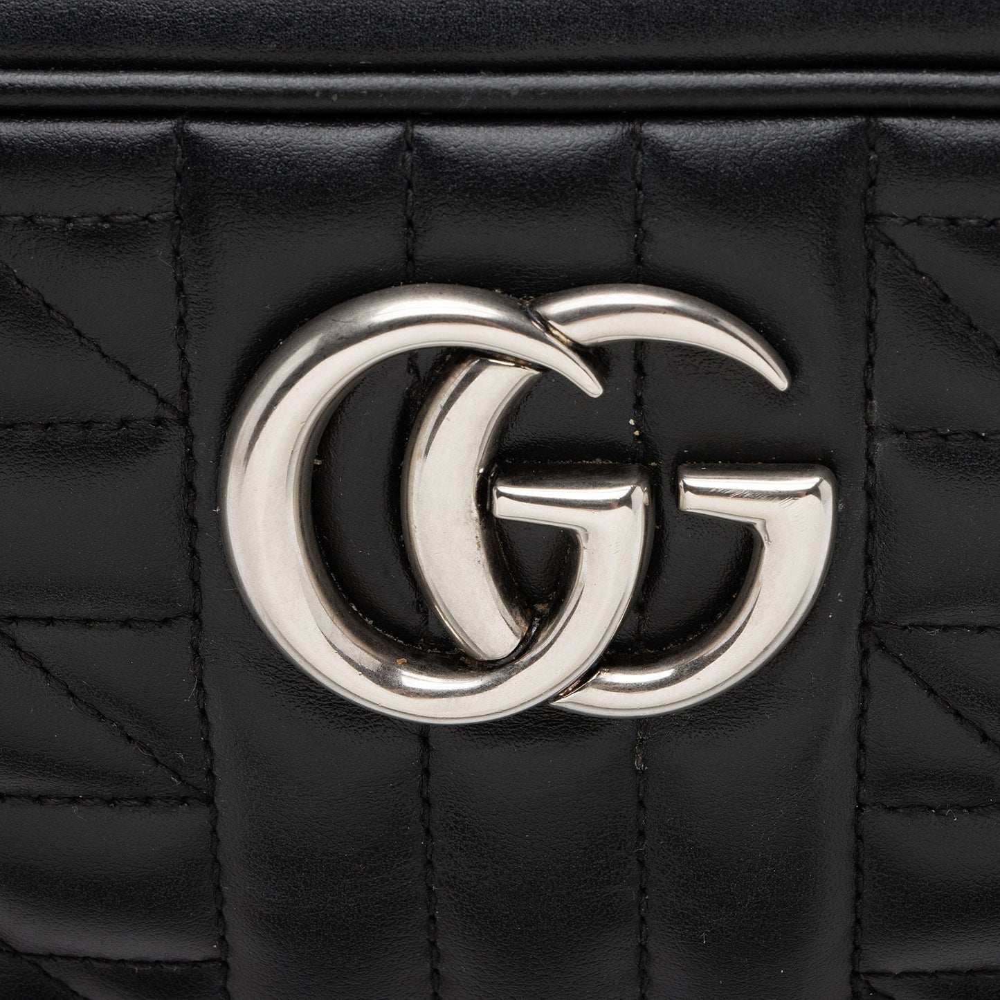 Gucci Mixed Matelasse Leather GG Marmont Aria Small Shoulder Bag