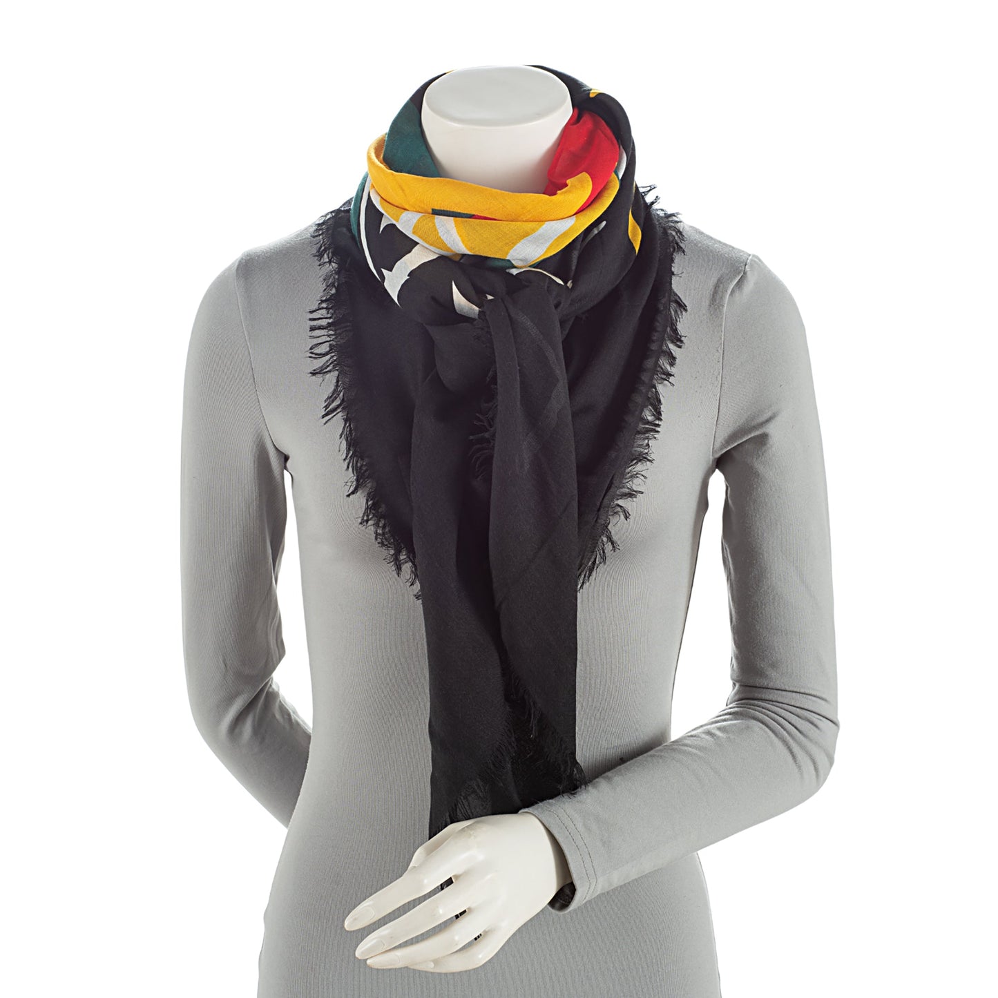 Gucci Modal Silk Tomorrow Is Now Yesterday 140cm Shawl (SHF-VIB3Xq)