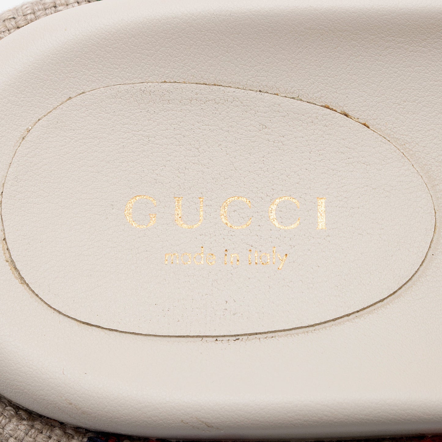 Gucci Multicolor GG Canvas Angelina Slide Platform Sandals - Size 6 / 36 (SHF-wjmixu)