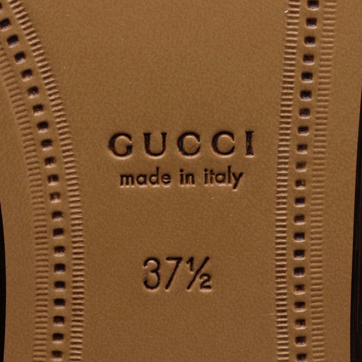 Gucci Nappa Leather Jordaan Knee High Boots - Size 7.5 / 37.5