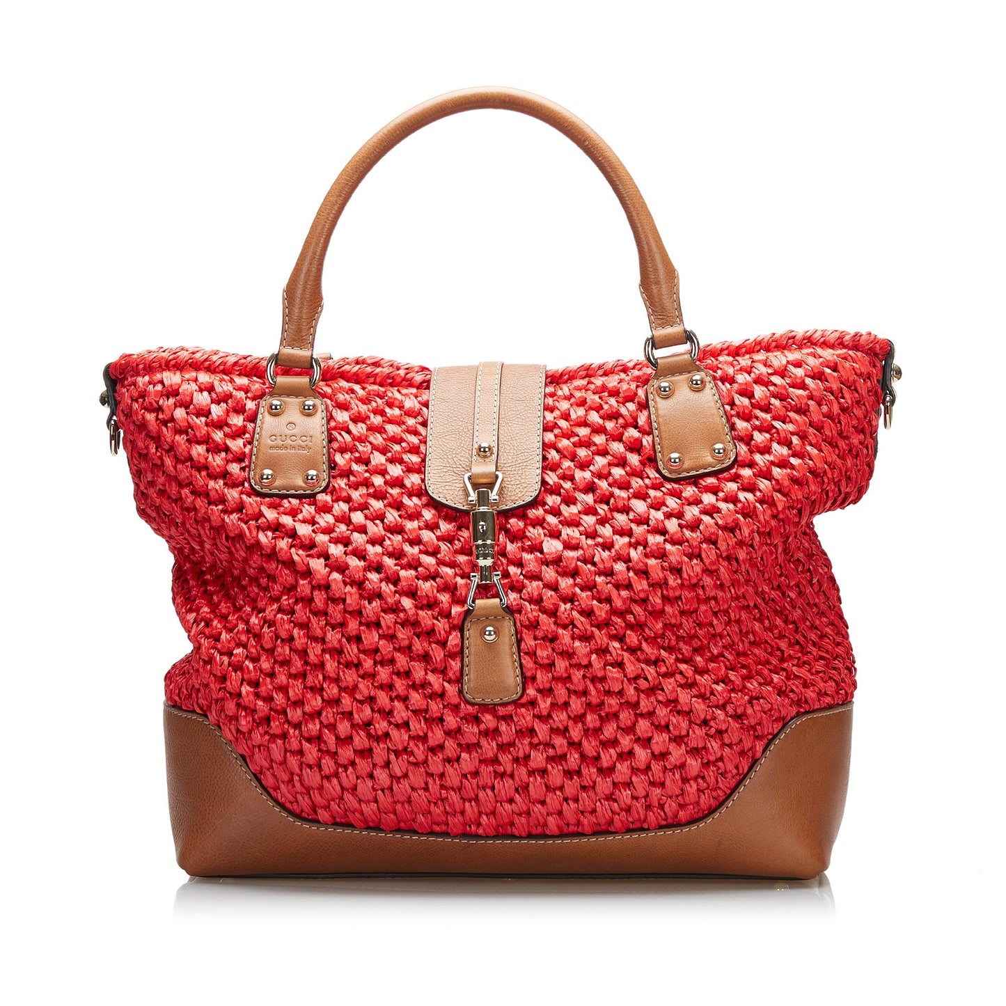 Luxury Gucci New Jackie Wicker Tote Bag (SHG-G2qUHn)