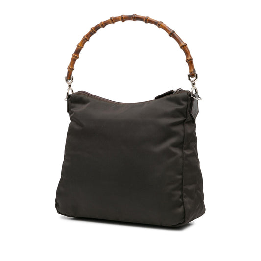 Gucci Nylon Bamboo Satchel