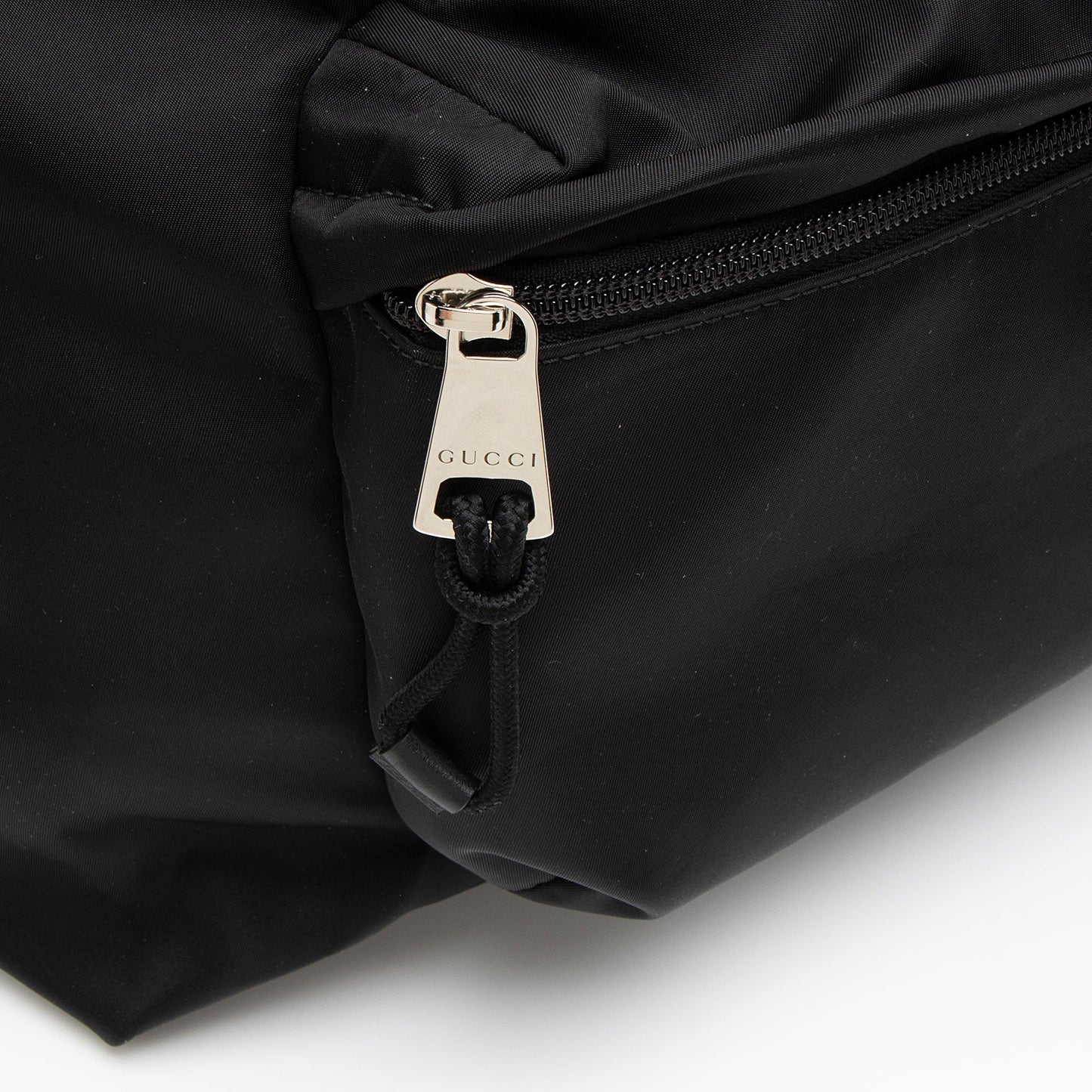 Gucci Nylon Embossed Logo Web Large Tote