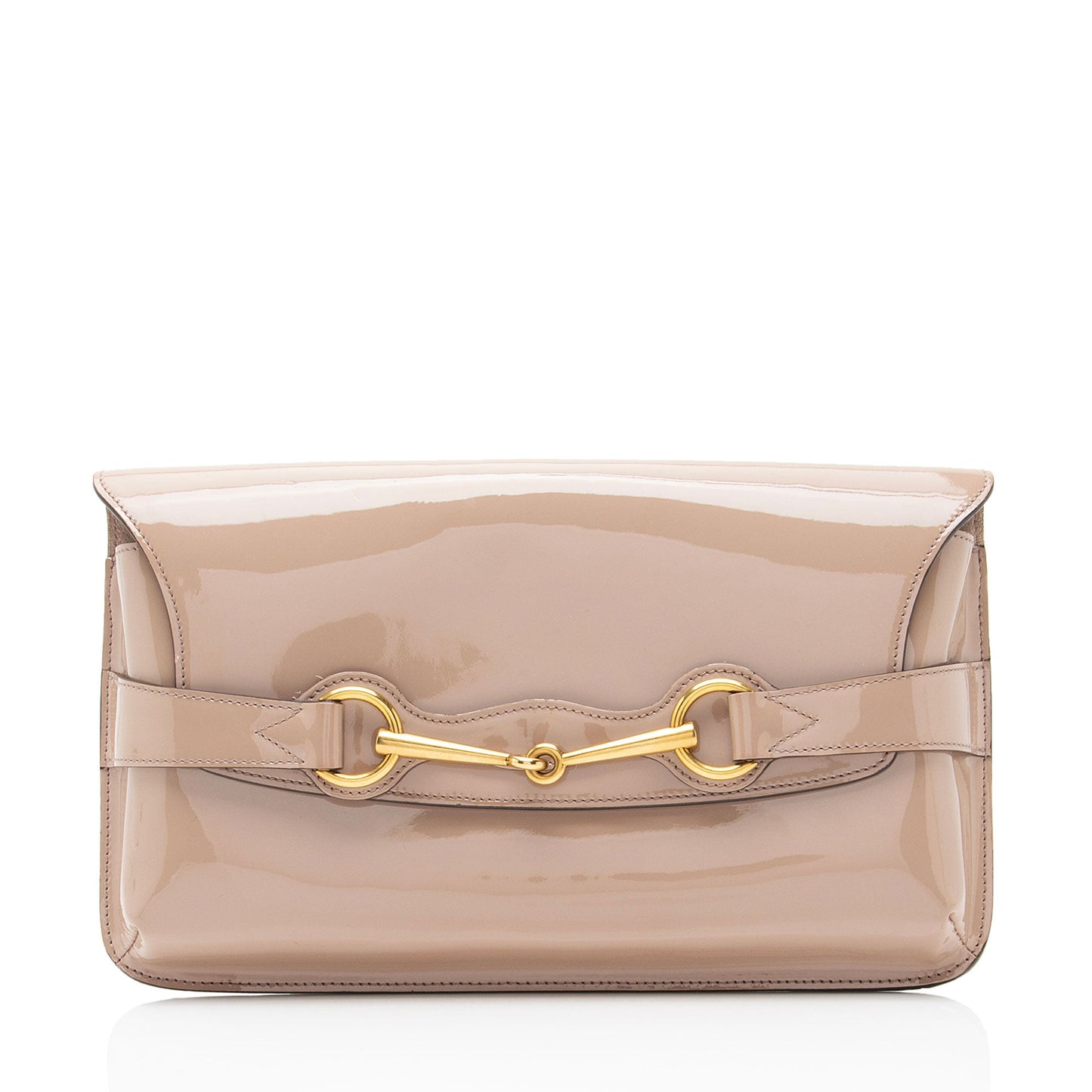 Gucci Patent Leather Bright Bit Clutch