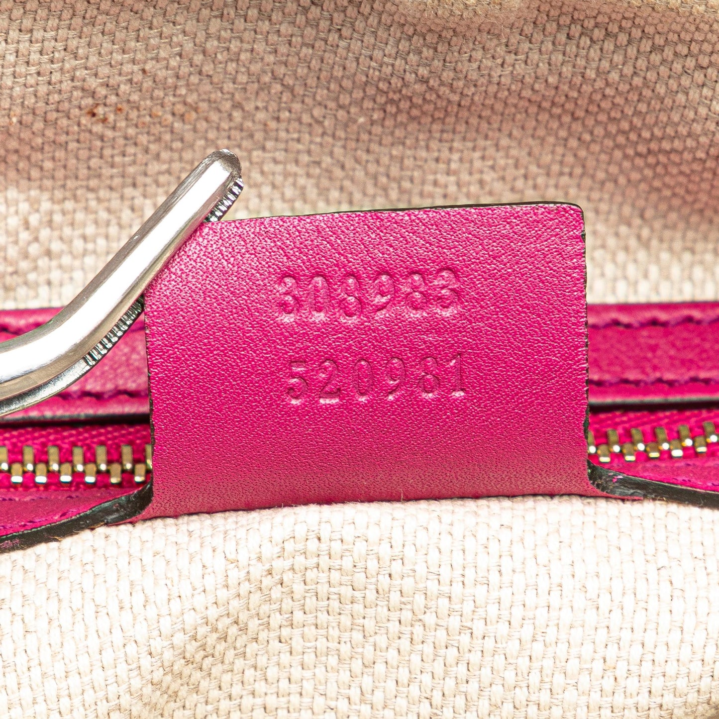 Gucci Patent Soho Chain Zip Shoulder Bag