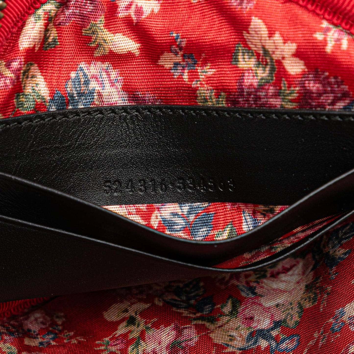 Gucci Patent and Rubber Game Patch Logo Wristlet Bag
