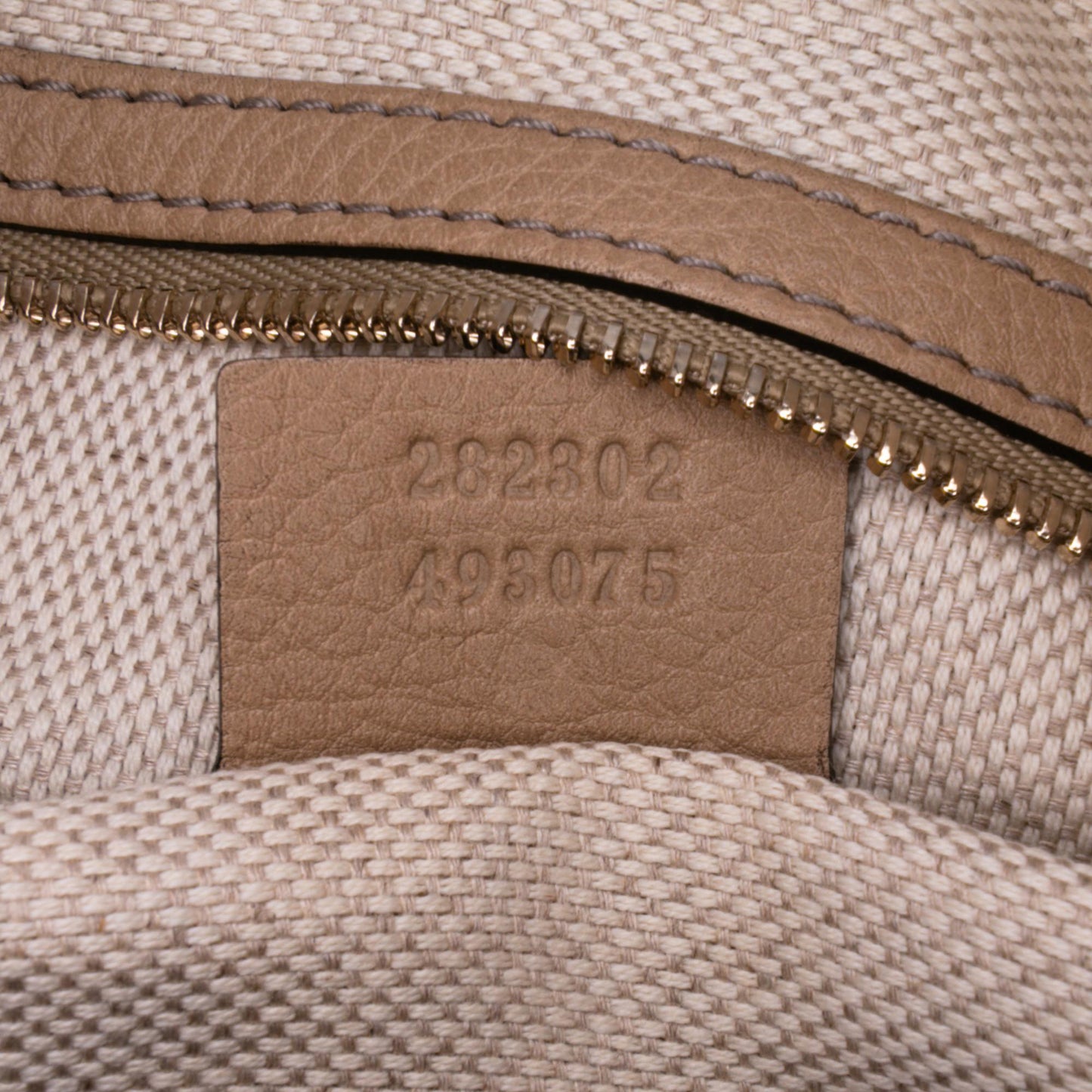 Gucci Pebbled Calfskin Soho Cellarius Boston