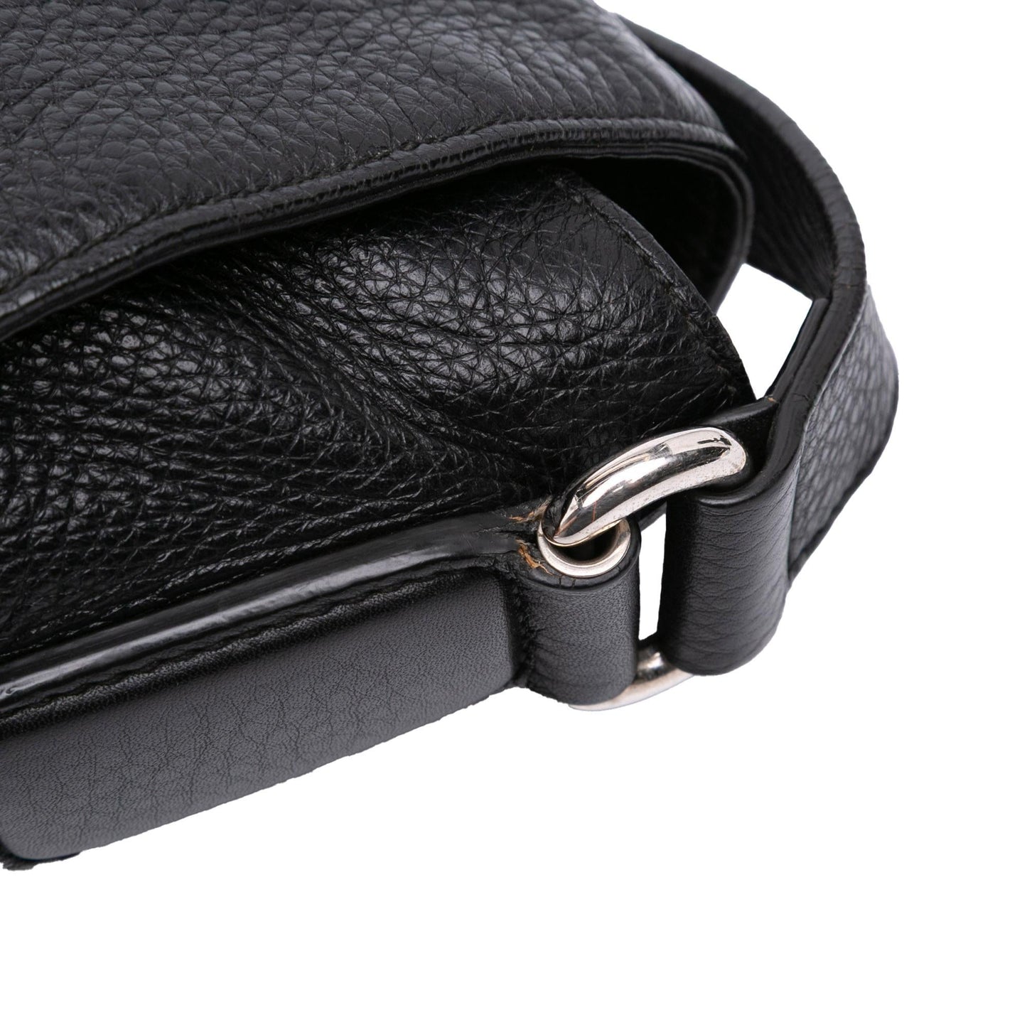Gucci Pebbled Calfskin Soho Messenger Bag