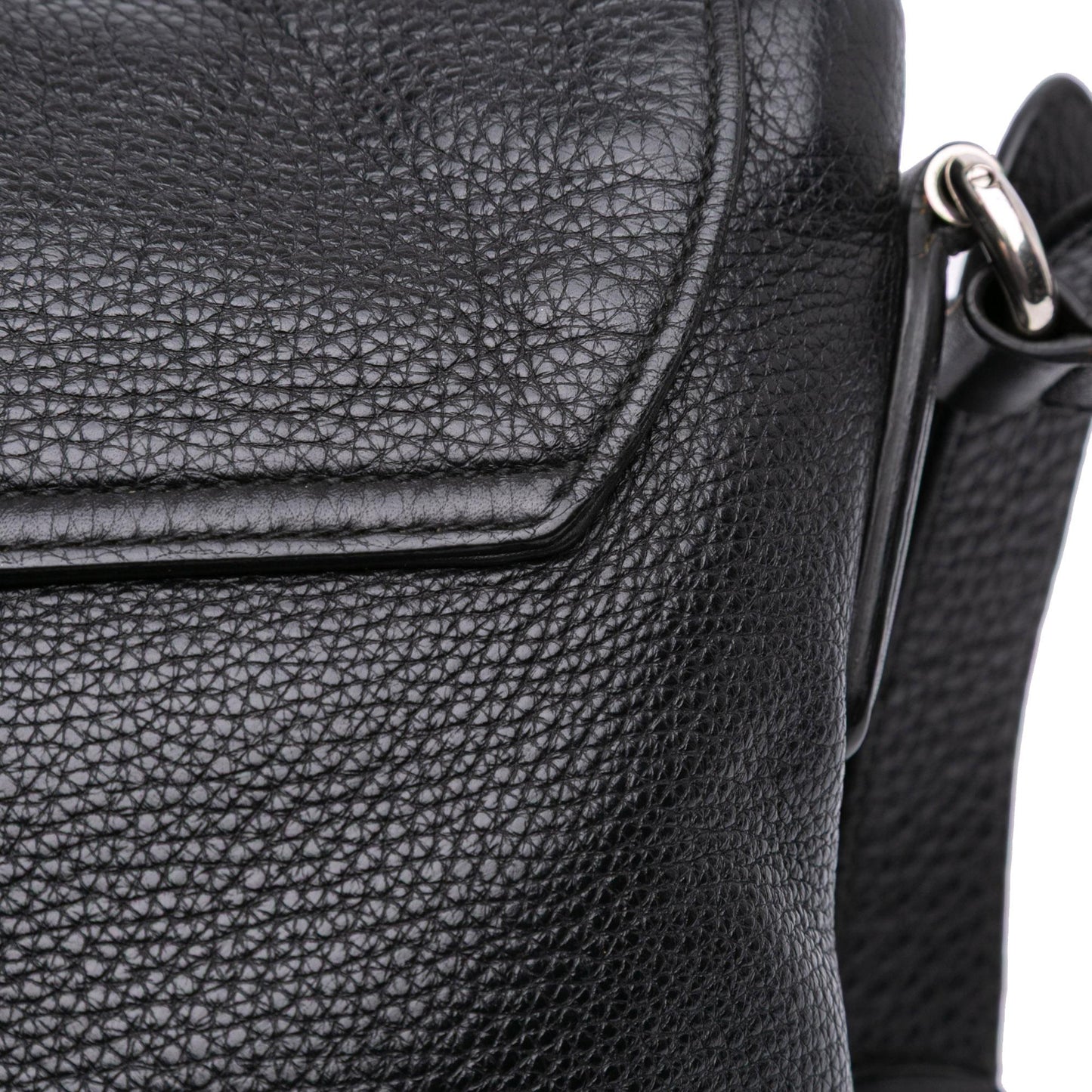 Gucci Pebbled Calfskin Soho Messenger Bag