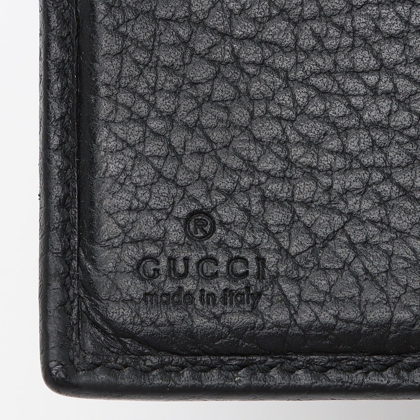 Gucci Pebbled Leather GG Marmont French Wallet (SHF-t6gHZo)