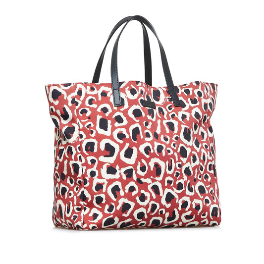 Luxury Gucci Printed Canvas Tote (SHG-MEBSMH)