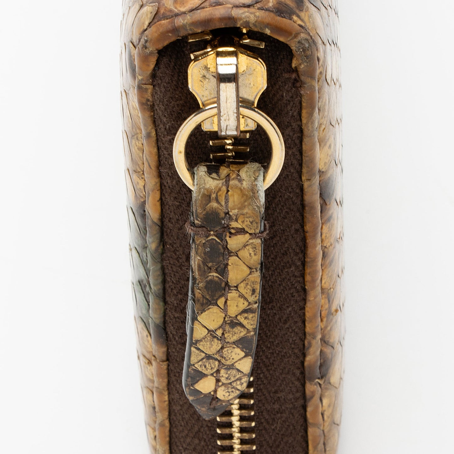 Gucci Python GG Marmont Zip Around Wallet