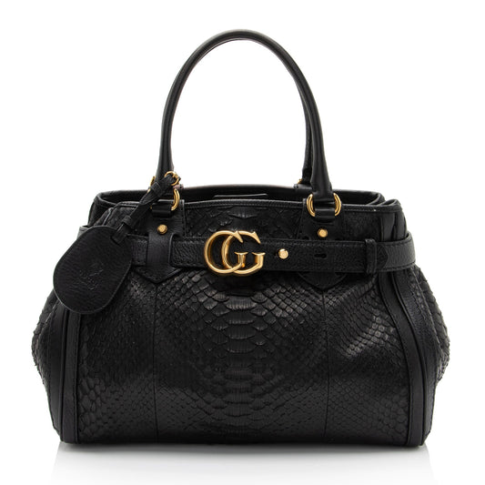 Gucci Python GG Running Medium Satchel (SHF-6xup9n)