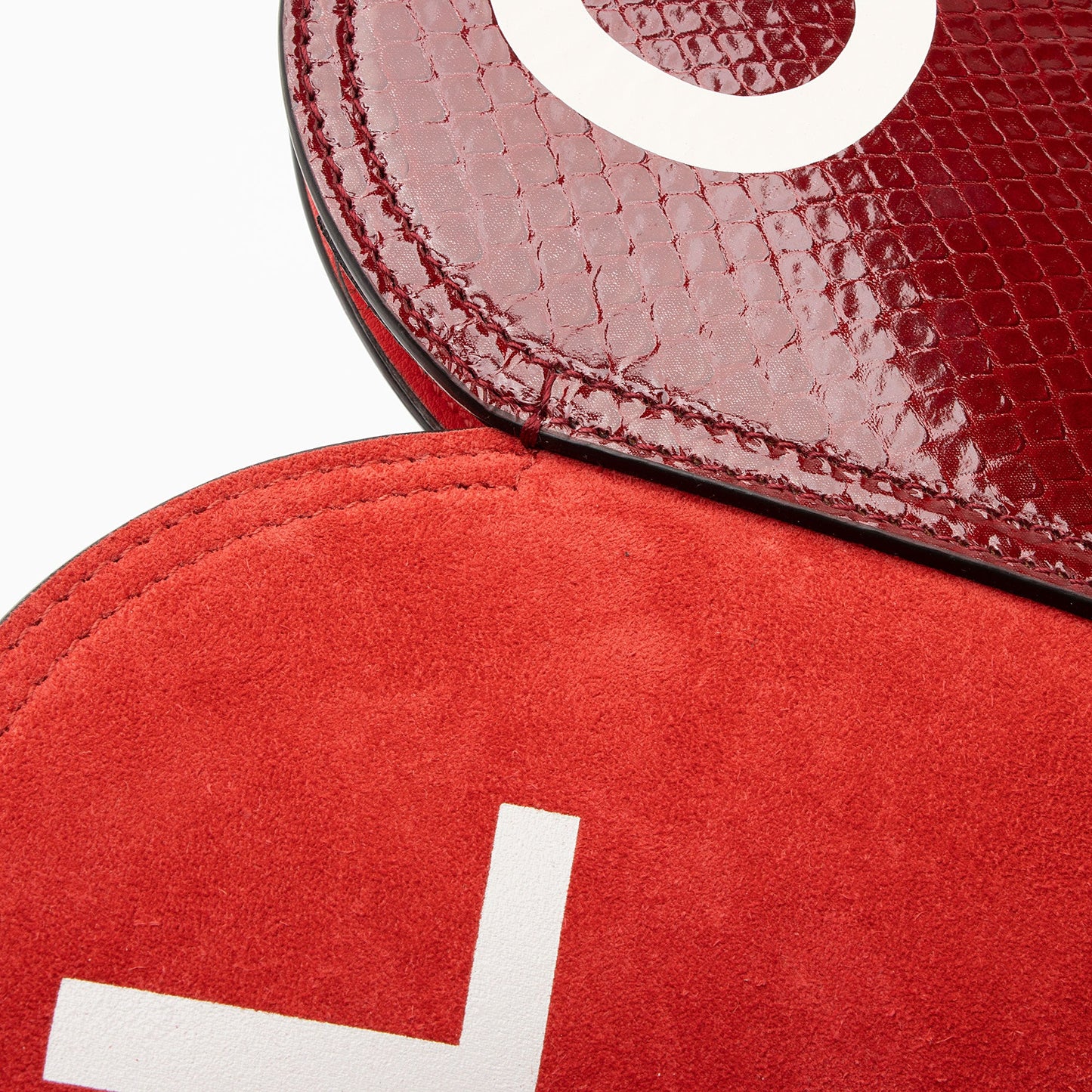 Gucci Python Suede Valentines Day Heart Small Chain Bag (SHF-6nBkhe)