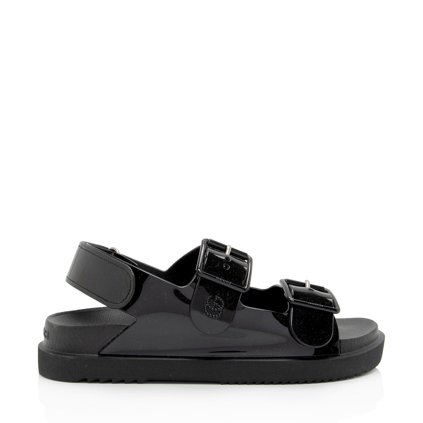 Gucci Rubber Double G Dad Sandals - Size 6 / 36 (SHF-5ZH23Q)